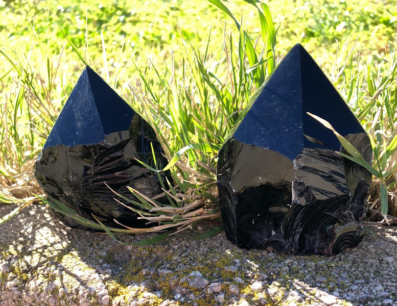 Punta Generador Obsidiana semipulida